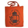 Gustos Coffee From Puerto Rico Merchandise Tote Sienna Terracotta Season 2020 SJ