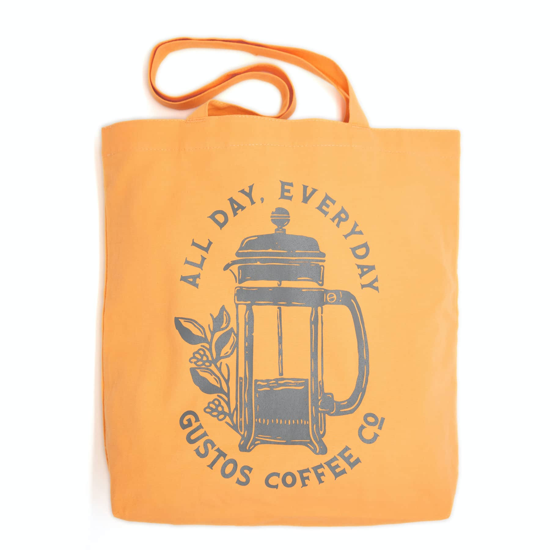 Gustos Coffee From Puerto Rico Merchandise Tote Canteloupe Season 2020 SJ