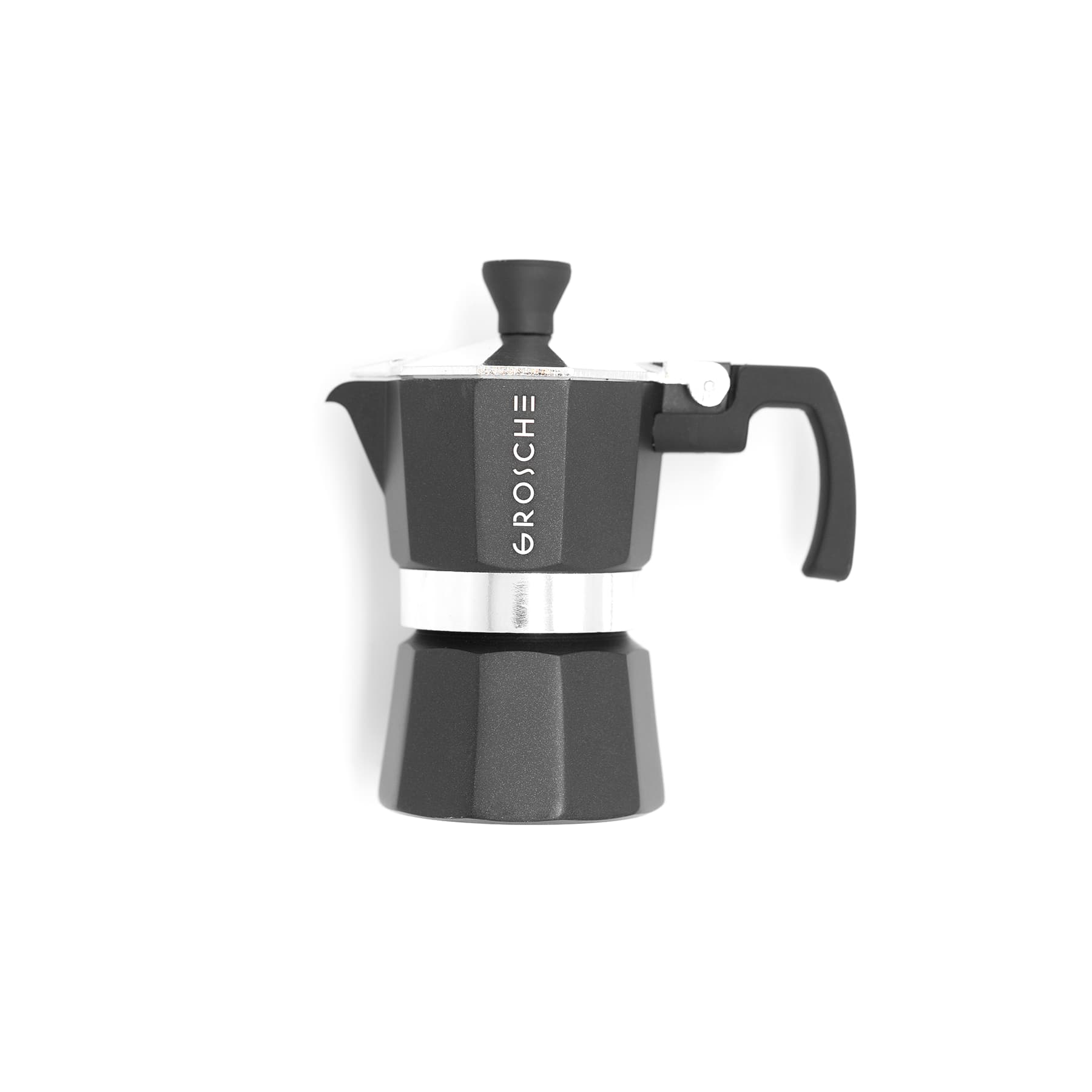 Grosche Moka 1 Cup Black Color Espresso Stove Top