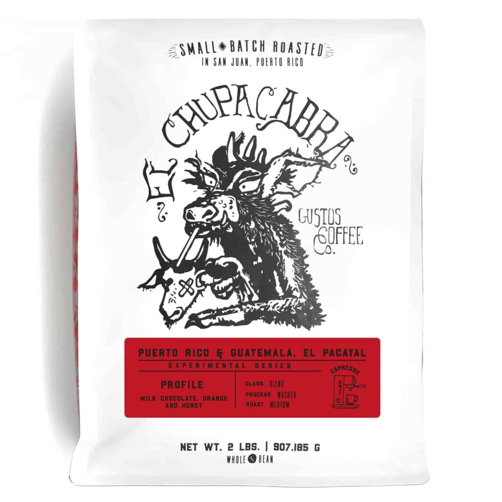 Specialty Coffee Blend El Chupacabra Puerto Rico & Guatemala El Pacayal - 2lbs